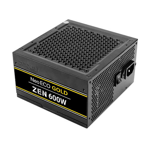 Antec NeoECO NE600G Zen 600W 80 Plus Gold Certified Non-Modular Active PFC Power Supply