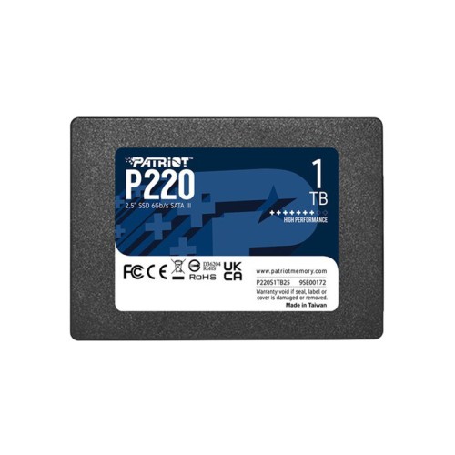 Patriot P220 1TB SATA III 2.5 Inch Internal SSD