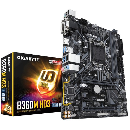 Gigabyte H370 D3H Ultra Durable 8th Gen RGB LED WIFI Motherboard