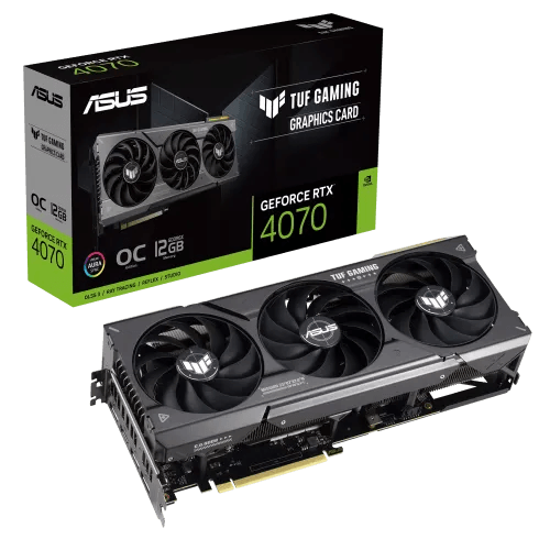 ASUS TUF Gaming GeForce RTX 4070 12GB GDDR6X OC Edition Graphics Card