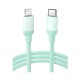 UGREEN US387 (20308) USB-C to Lightning Silicone Cable 1m (Green)