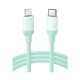 UGREEN US387 (20308) USB-C to Lightning Silicone Cable 1m (Green) UGREEN US387 (20308) USB-C to Lightning Silicone Cable 1m (Green)