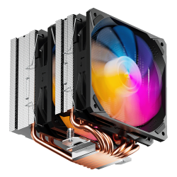 upHere D6SEC ARGB CPU Air Cooler (Black)
