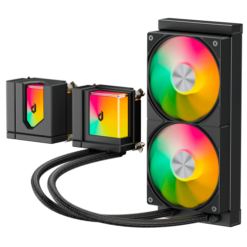 upHere E240KC 240mm AIO Liquid CPU Cooler (Black)