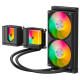 upHere E240KC 240mm AIO Liquid CPU Cooler (Black)