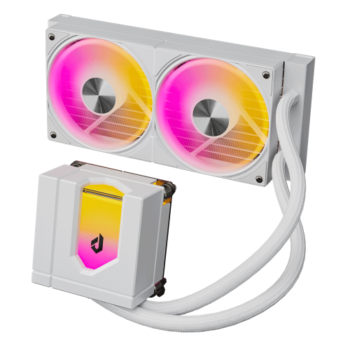 upHere E240TC 240mm AIO Liquid CPU Cooler (White)
