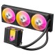 upHere E360KC 360mm AIO Liquid CPU Cooler (Black)