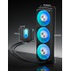 upHere E360KC 360mm AIO Liquid CPU Cooler (Black)