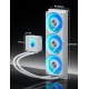 upHere E360TC 360mm AIO Liquid CPU Cooler (White)