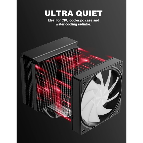 UpHere U3KC1 120mm ARGB Casing Fan (Black)