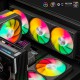 upHere U3KC3 ARGB All-in-One Casing Fan (Black)