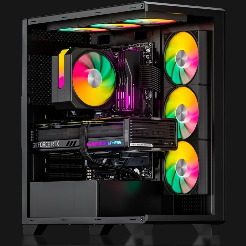 upHere U3KC3 ARGB All-in-One Casing Fan (Black)