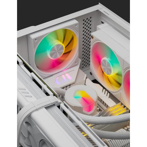 UpHere U3TC1 120mm ARGB Casing Fan (White)