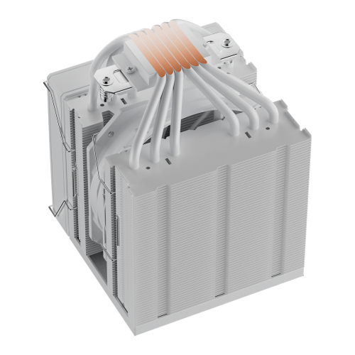 upHere UE2TC6 ARGB CPU Air Cooler (White)