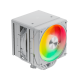 upHere UE2TC6 ARGB CPU Air Cooler (White)