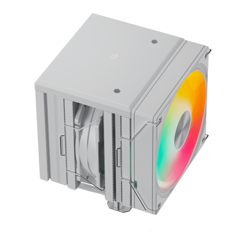 upHere UE2TC6 ARGB CPU Air Cooler (White)