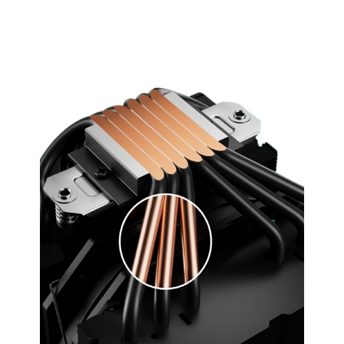 upHere UP2K6 CPU Air Cooler (Black)