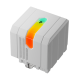 upHere UP2TC8C ARGB CPU Air Cooler (White)