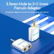 VENTION BDBW0 4 Pole 3.5mm Male to 2*3.5mm Female Audio Splitter with Separated Audio and Microphone Port Slivery VENTION BDBW0 4 Pole 3.5mm Male to 2*3.5mm Female Audio Splitter with Separated Audio and Microphone Port Slivery