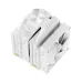 Ocypus Iota A62 WH Dual Tower Air CPU Cooler With Display