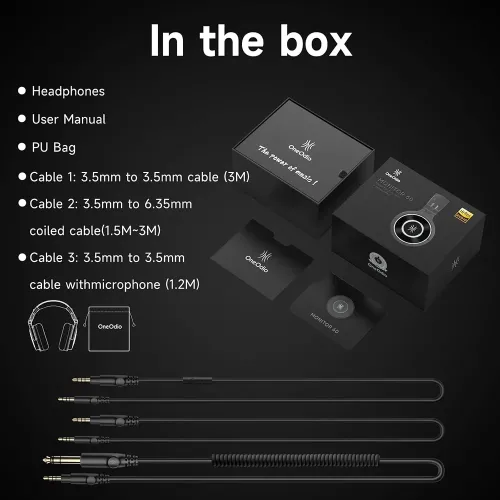 OneOdio Monitor-60 Professional Wired Headphone Navy Blue