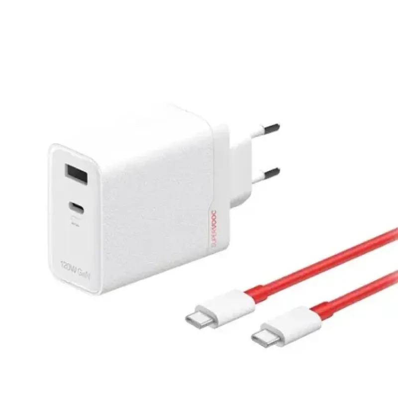 OnePlus SUPERVOOC 120W Dual Ports GaN Charger With Type-C Cable