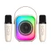 ONIKUMA L7 K Song RGB Light Bluetooth-compatible Speaker Dual Wireless Microphone