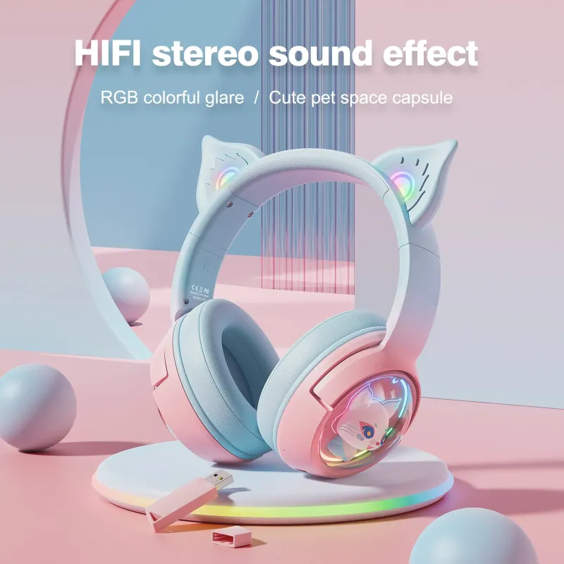 Onikuma B5 Tri-Mode RGB Wireless Gaming Headset