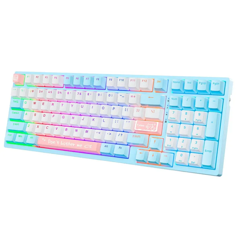 Onikuma G38 RGB Three-Color Gaming Mechanical Keyboard