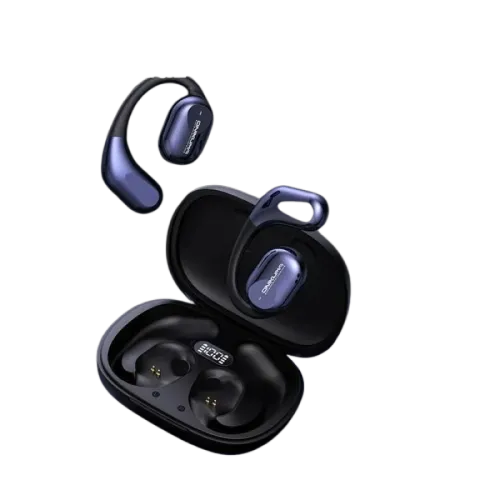 Onikuma T209 OWS Cyberpunk Design Black-Blue Bluetooth Earbuds