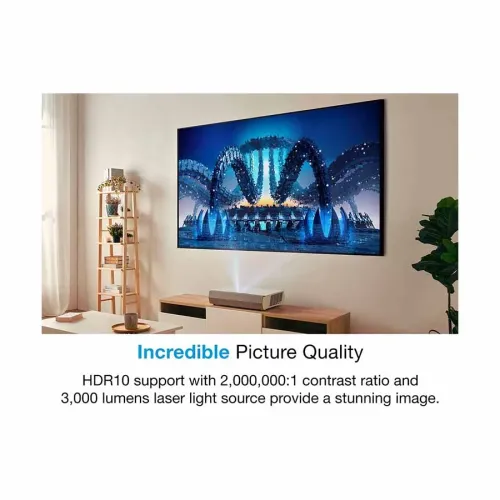 Optoma CinemaX P2 4K UHD Laser DLP Ultra Short Throw Home Projector