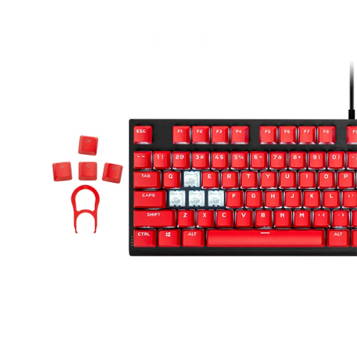 Corsair PBT Double-Shot Pro Keycap Mod Kit - ORIGIN Red Corsair PBT Double-Shot Pro Keycap Mod Kit - ORIGIN Red