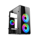 PC POWER PULSE FIRE X2 CASING WITH 3 FANS and 200W POWER SUPPLY