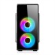 PC POWER PULSE FIRE X2 CASING WITH 3 FANS and 200W POWER SUPPLY