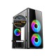 PC POWER PULSE FIRE X2 CASING WITH 3 FANS and 200W POWER SUPPLY