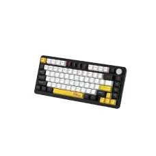 PC Power K82 RGB Mechanical Keyboard (Black Yellow - Blue Switch)