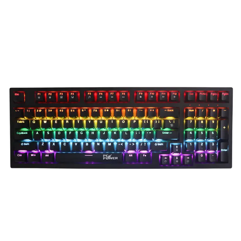 PC POWER K98 RGB HOT-Swappable Wired Gaming Mechanical Keyboard