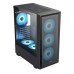 PC Power Crystal Glass V3 BK ATX Desktop Gaming Casing