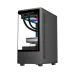 PC Power Vertical X2 5 ARGB Infinity Fans Gaming Case Black