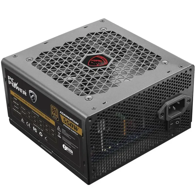 PC Power Adamantium 550W 80+ Bronze Non-Modular Power Supply