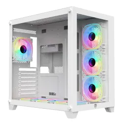 PC Power ICEBERG V2 White Gaming Case With 7 FANS