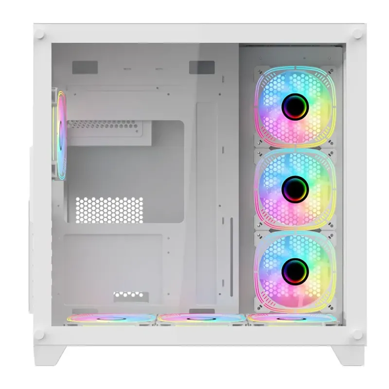 PC Power ICEBERG V2 White Gaming Case With 7 FANS