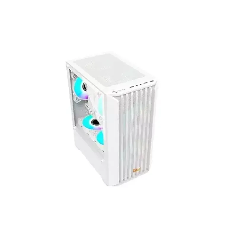 Pc Power White Breeze Mesh M-ATX Gaming Case With 230W PSU