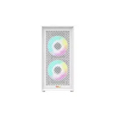 Pc Power White Flow Mesh X2 Mid Tower M-ATX Gaming Case With 230W PSU