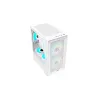 Pc Power White Flow Mesh X2 Mid Tower M-ATX Gaming Case With 230W PSU