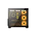PC POWER DARK WOOD Case with 7 Pre-Installed Fans