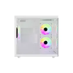 PC Power GS620 Ice Cube Mini V2 ARGB Fan Gaming Case White