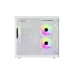 PC Power GS620 Ice Cube Mini V2 ARGB Fan Gaming Case White