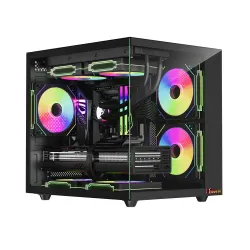 PC Power GS620 Ice Cube Mini V2 ARGB Fan Gaming Case