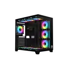PC Power ICEBERG V3 10 Fans Mid Tower Gaming Casing Black
